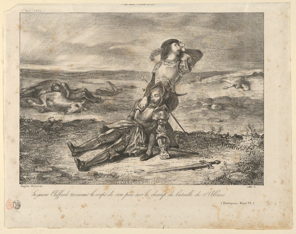 Young Clifford Finding the Body of his Father MET DP852091