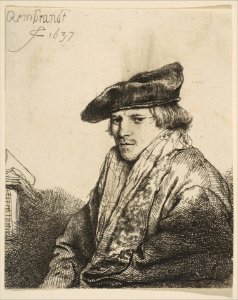 Young Man in a Velvet Cap (Ferdinand Bol) MET DP814547