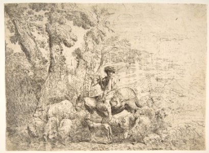 Young Shepherd on Horseback MET DP816514