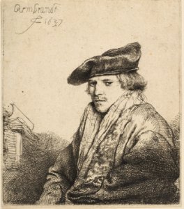 Young Man in a Velvet Cap (Ferdinand Bol) MET DP814546