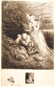 Young Pilgrim with Guardian Angel MET DP804402