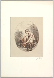 Woman Wiping her Foot MET DP826639