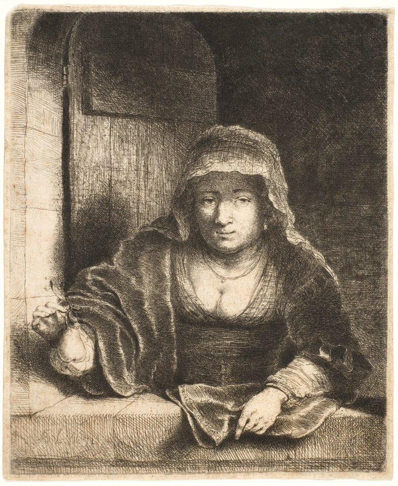 Woman with a Pear MET DP122680