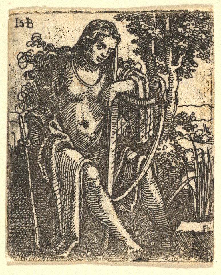 Woman with a Harp MET DP822118