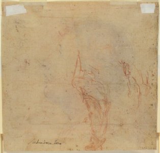 Youth Gazing Upwards in Profile. MET 1994.268 VERSO