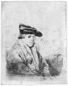 Young Man, Seated, in a Velvet Beret, after Rembrandt MET MM59709