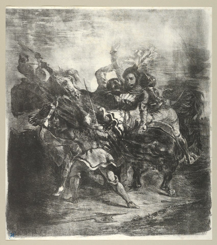 Weislingen attacked by Goetz's Men MET DP852126