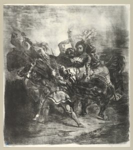 Weislingen attacked by Goetz's Men MET DP852126