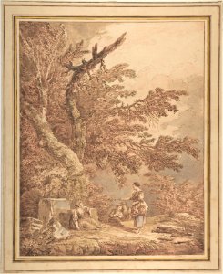 Young Women in a Landscape with Architectural Fragments MET DP808083