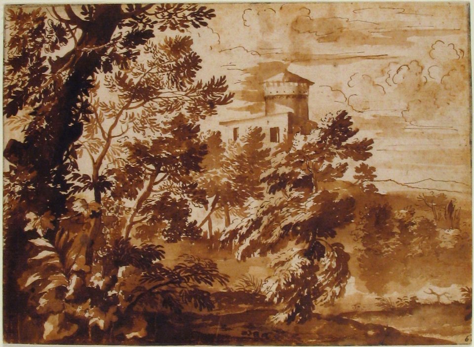 Wooded Landscape with a Tower MET 1972.118.225