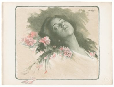Woman with Roses MET DP874069