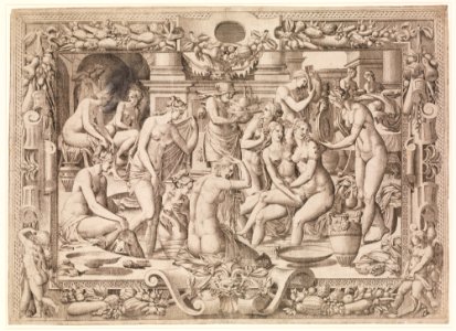Women Bathing MET DP-1152-001