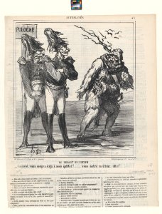Winter's departure, from 'News of the day,' published in Le Charivari, March 9, 1864 MET DP876881