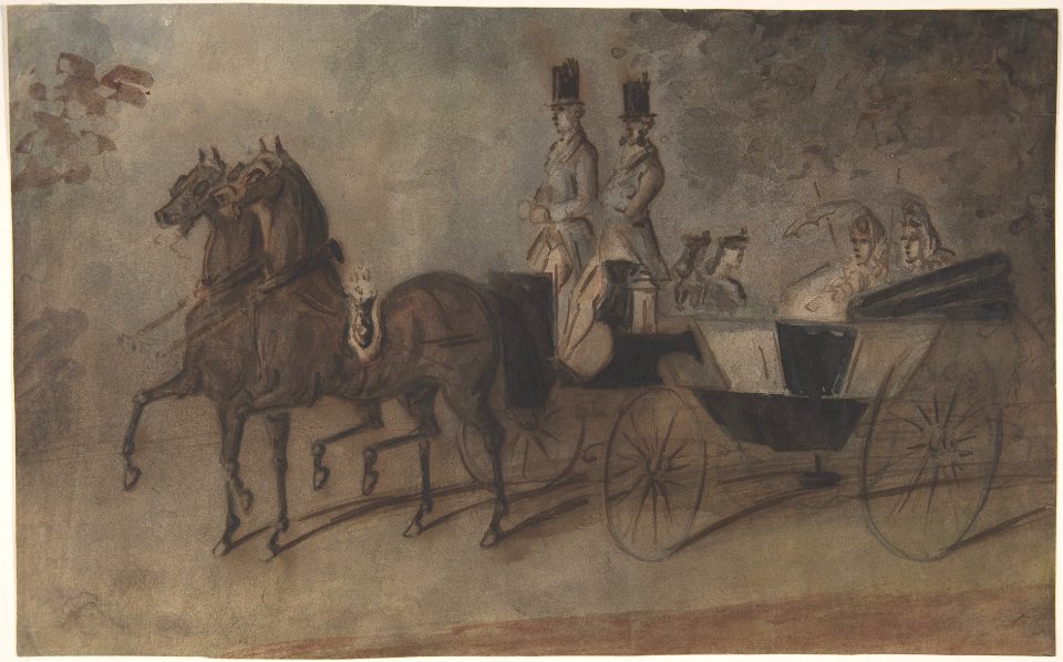 Women in a Carriage MET DP806710