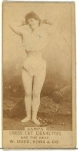 Zampa, from the Actors and Actresses series (N145-3) issued by Duke Sons & Co. to promote Cross Cut Cigarettes MET DP839877