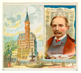 Whitelaw Reid, New York Tribune, from the American Editors series (N35) for Allen & Ginter Cigarettes MET DP838900