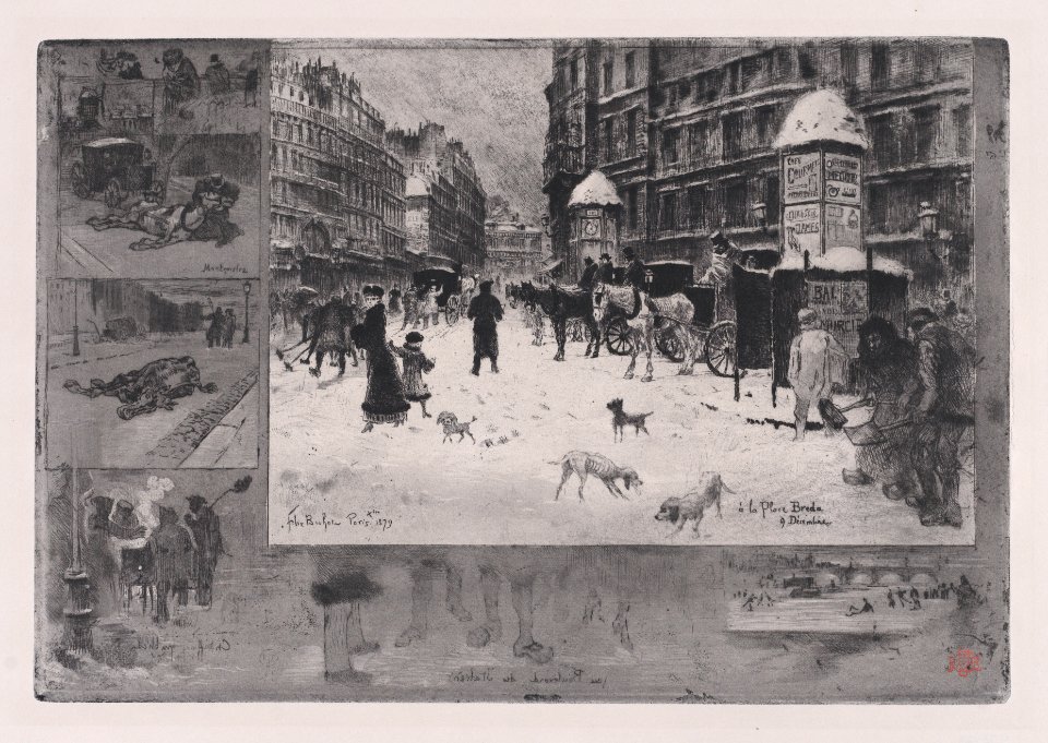 Winter in Paris, or Paris in the Snow Met DP888959