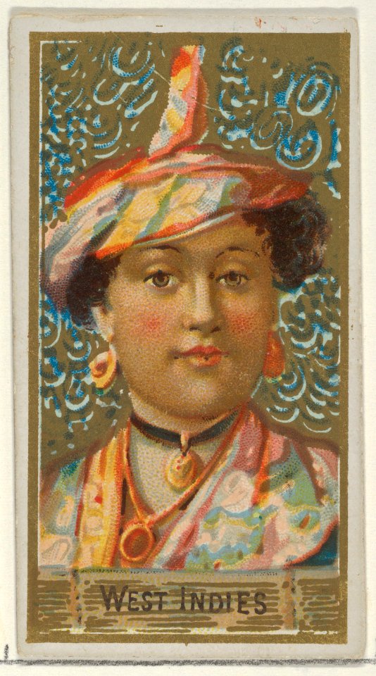 West Indies, from the Types of All Nations series (N24) for Allen & Ginter Cigarettes MET DP836472