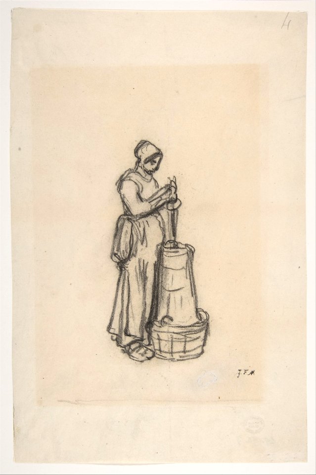 Woman with a Churn MET DP807623
