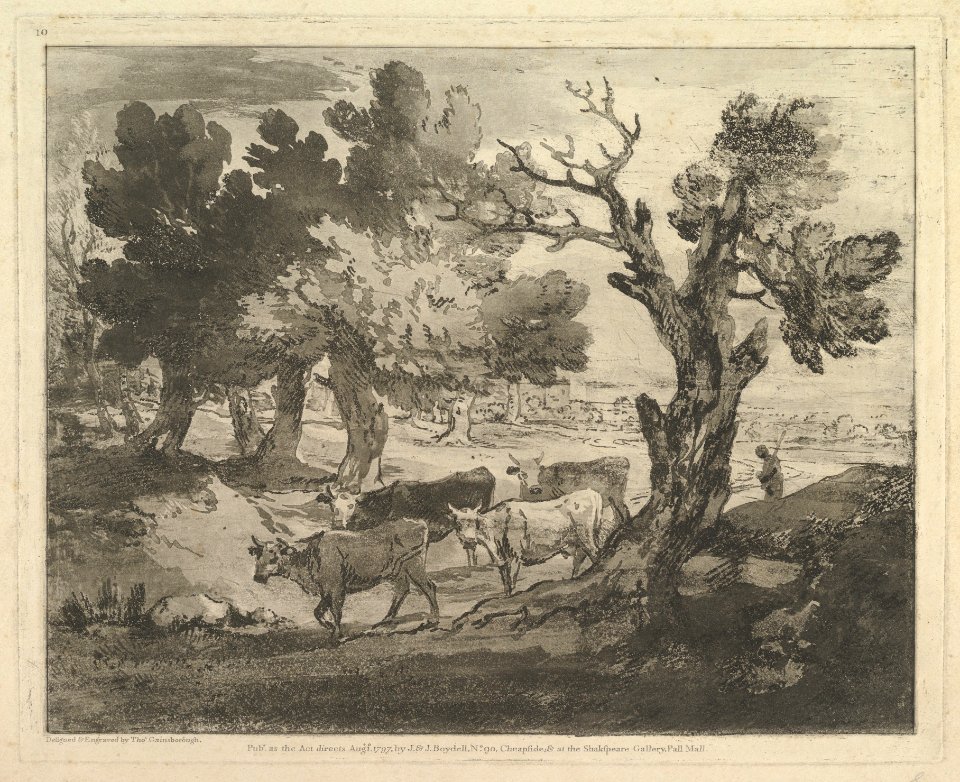 Wooded Landscape with Herdsmen and Cows MET DP819241