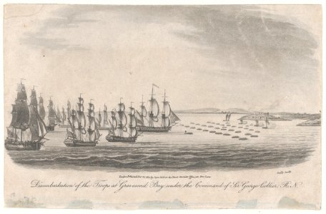 Disembarkation of the Troops at Gravesend Bay under the Command of General Collier, R.N. (August 22, 1776) MET DP876922
