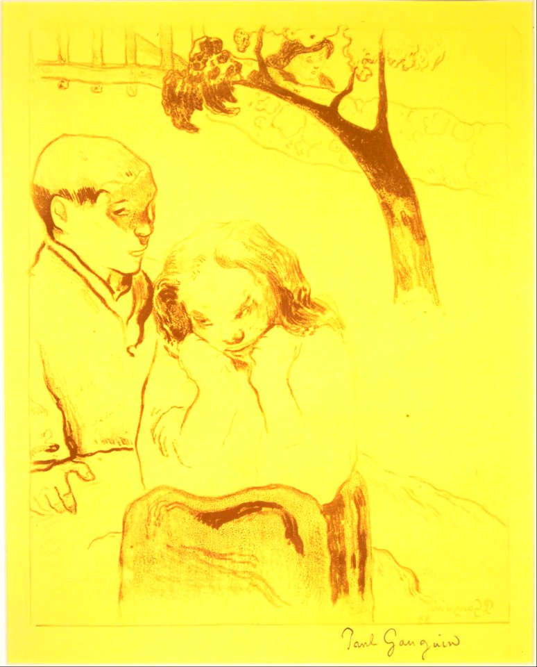 Human Misery, from the Volpini Suite- Dessins lithographiques MET DR318