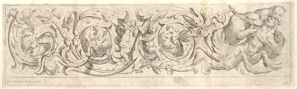 Disegni Varij di Polifilo Zancarli (Friezes) MET DP833109
