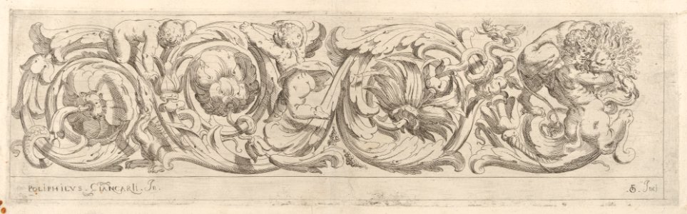 Disegni Varij di Polifilo Zancarli (Friezes) MET DP833108
