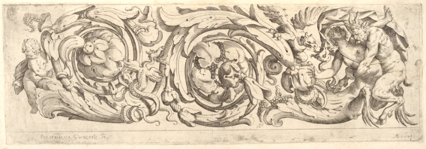 Disegni Varij di Polifilo Zancarli (Friezes) MET DP833105