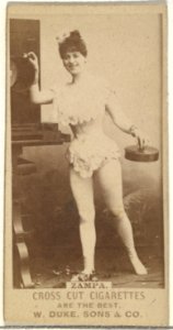 Zampa, from the Actors and Actresses series (N145-3) issued by Duke Sons & Co. to promote Cross Cut Cigarettes MET DP839878