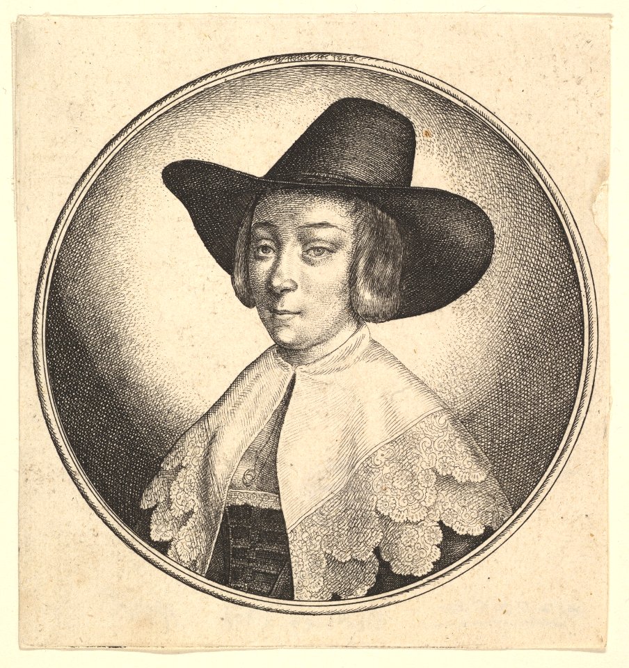 Woman with broad brimmed hat MET DP823755