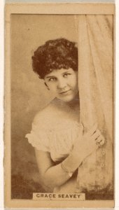 Grace Seavey, from the Actresses series (N245) issued by Kinney Brothers to promote Sweet Caporal Cigarettes MET DP859538