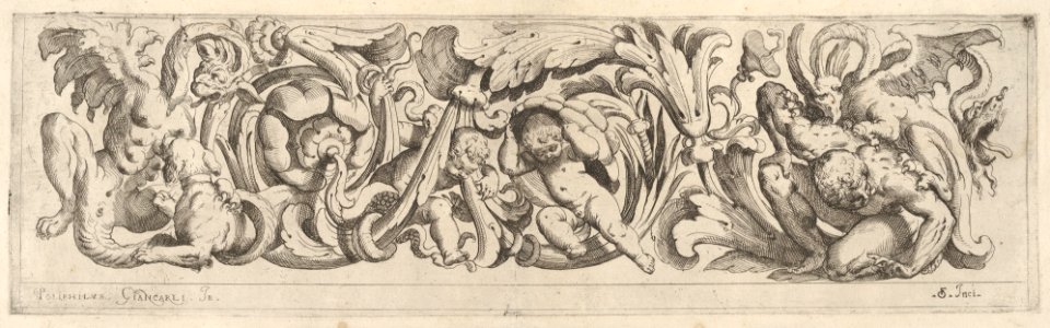 Disegni Varij di Polifilo Zancarli (Friezes) MET DP833111