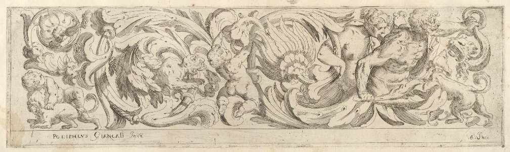 Disegni Varij di Polifilo Zancarli (Friezes) MET DP833116