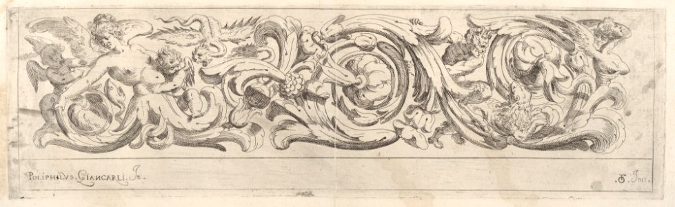 Disegni Varij di Polifilo Zancarli (Friezes) MET DP833112