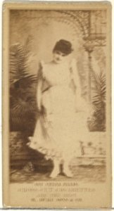 Celia Ellis, from the Actors and Actresses series (N145-3) issued by Duke Sons & Co. to promote Cross Cut Cigarettes MET DP839744