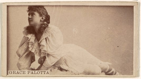 Grace Palotta, from the Actresses series (N245) issued by Kinney Brothers to promote Sweet Caporal Cigarettes MET DP859298