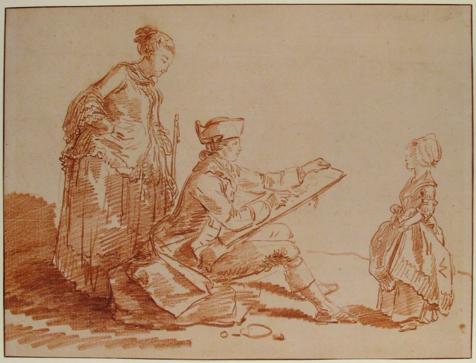 Artist Sketching a Young Girl MET 1972.118.230