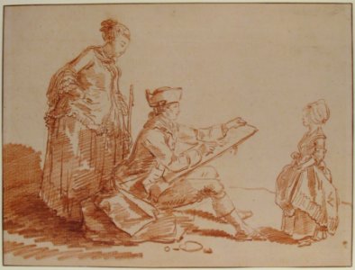 Artist Sketching a Young Girl MET 1972.118.230