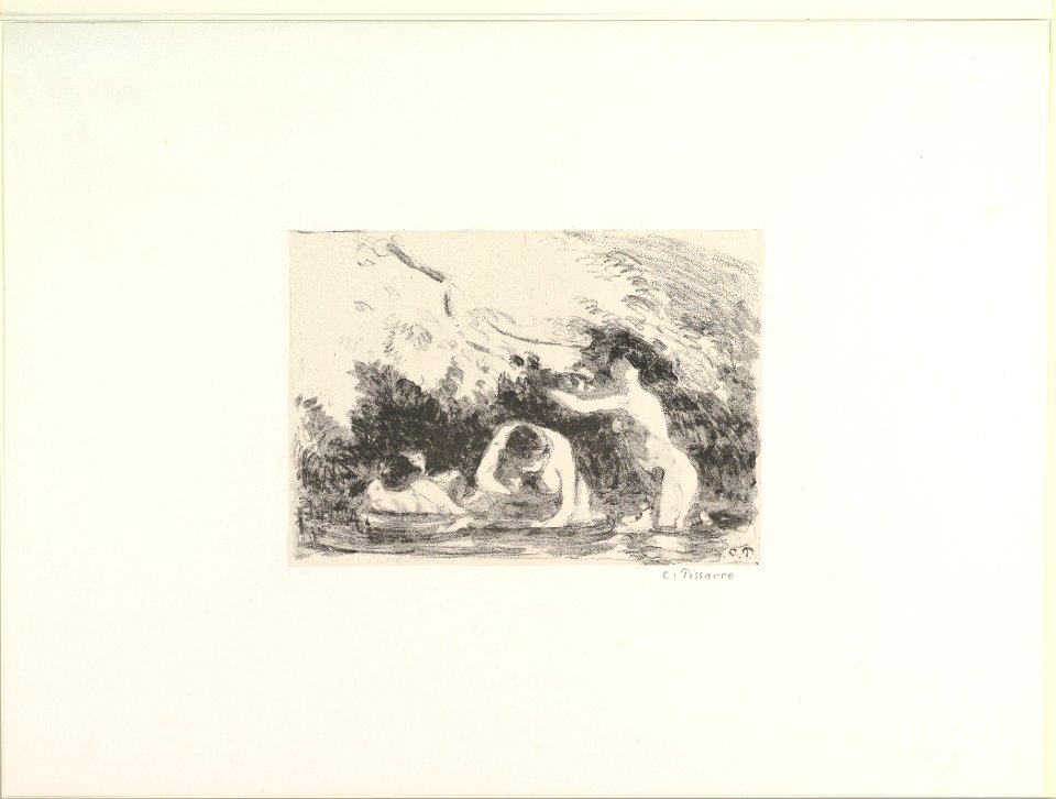Bathers in the Shade of Wooded Banks MET DP821856