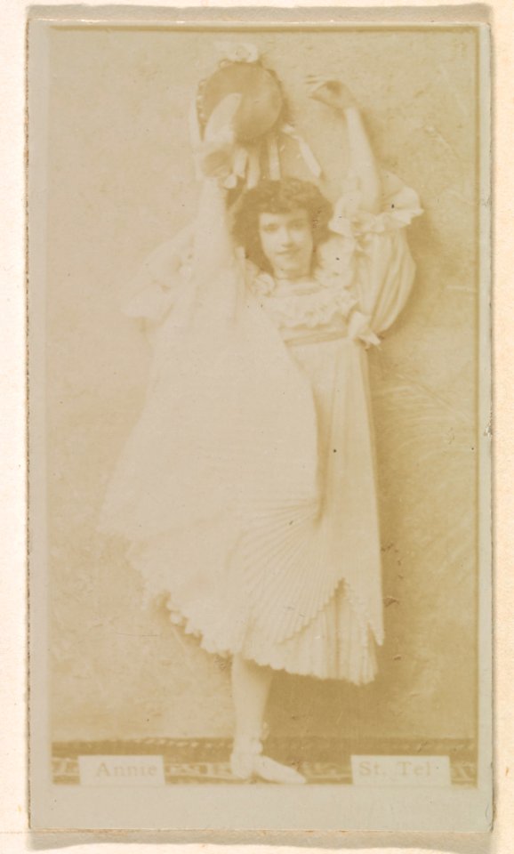 Annie St. Tel, from the Actresses series (N245) issued by Kinney Brothers to promote Sweet Caporal Cigarettes MET DP859640