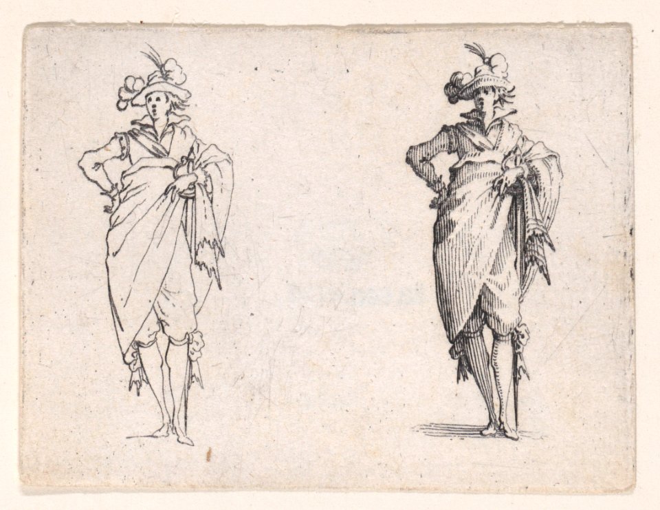 Le Gentilhomme de Face, La Main Droite Sur la Hanche Met DP888254