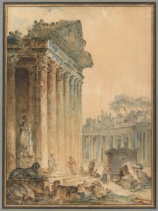Capriccio with an Ancient Temple MET DP222151