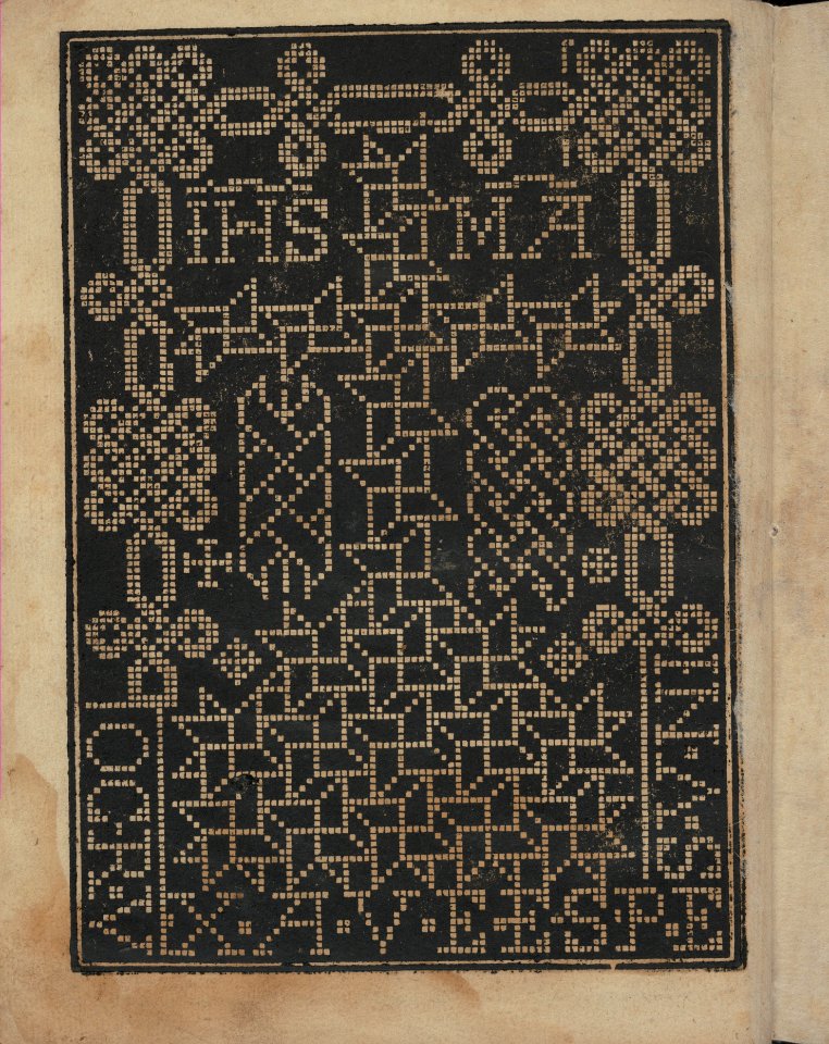 Libbretto nouellamete composto per maestro Domenico da Sera...lauorare di ogni sorte di punti, page 21 (verso) MET DP351320