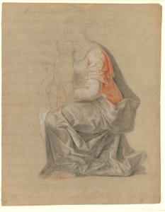 Kneeling Female Figure Holding a Child MET DP213766