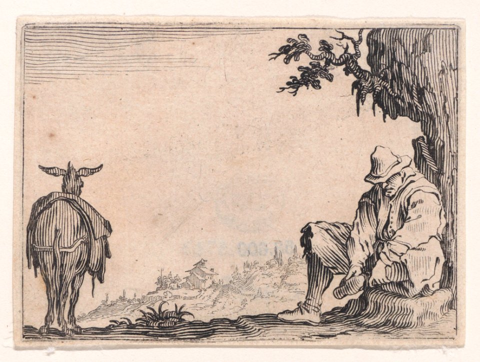Le Paysan se Déchaussant (The Peasant Removing his Shoes) Met DP890426