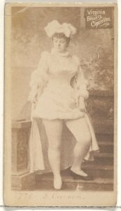 Card 778, Emma Carson, from the Actors and Actresses series (N45, Type 2) for Virginia Brights Cigarettes MET DP830935