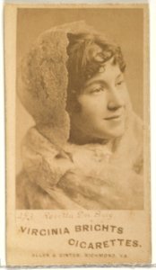 Card 293, Rosetta du Buig, from the Actors and Actresses series (N45, Type 1) for Virginia Brights Cigarettes MET DP829439