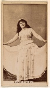 Annie Pixley, from the Actresses series (N245) issued by Kinney Brothers to promote Sweet Caporal Cigarettes MET DP859312