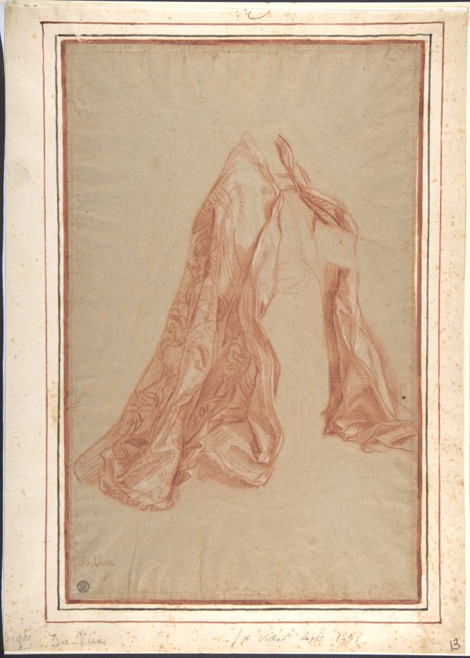 Kneeling Figure Wearing a Cope MET DP808436